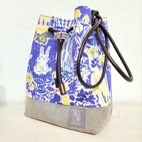 きんちゃくショルダー「tanzanite blue」