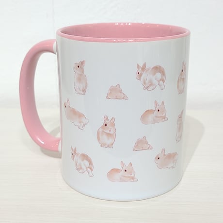 マグカップ（たちみみうさぎつめあわせ）