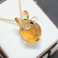 うさぎしまコラボペンダント【ポピー(poppy)】
