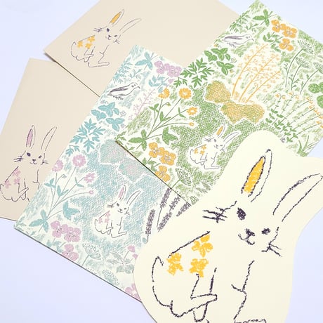 レターセット「のはらのうさぎ」