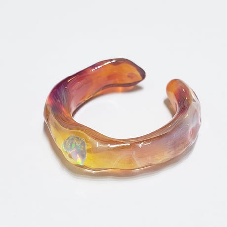 水面の指輪（オパール入り）12号