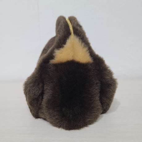 ふわふわのポーチさん  ロップイヤー 濃いチョコレートオター