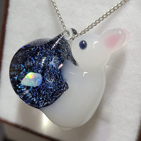 うさぎと星空のペンダント-771