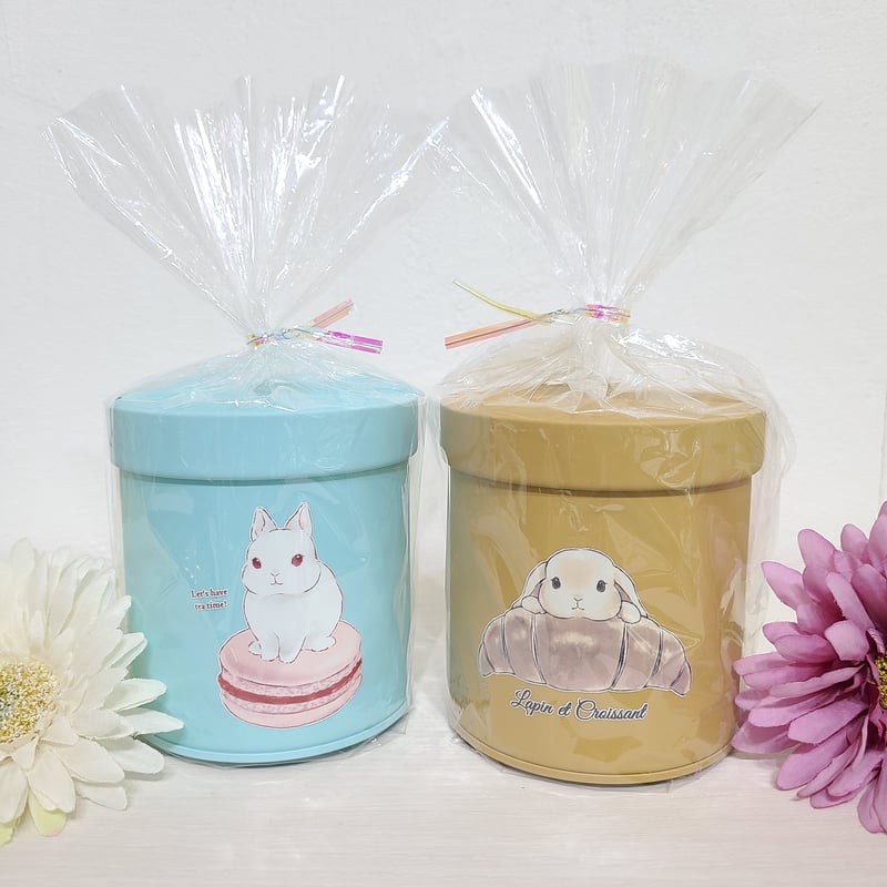 マカロン/クロワッサン】キャニスター缶 | rabbica ONLINE STORE