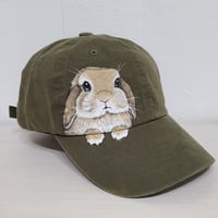 垂れ耳うさぎさんのお手々帽子