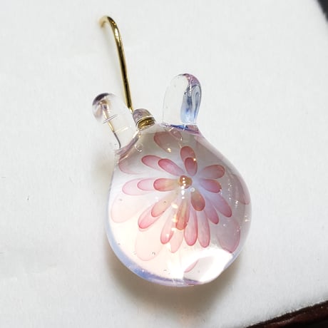 【春限定】桜うさぎのピアス（イヤリング、ペンダント変更可）-479
