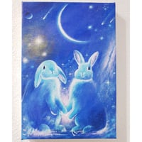 rabbit in the night（SMキャンバスプリント）
