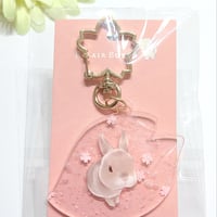 【桜ひとひら】アクリルキーホルダー