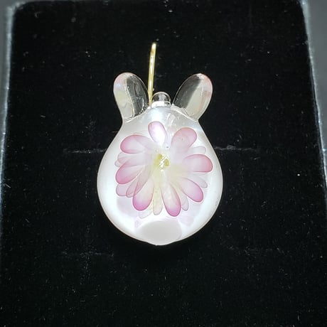 【春限定】桜うさぎのピアス(イヤリング、ペンダント変更可)-448