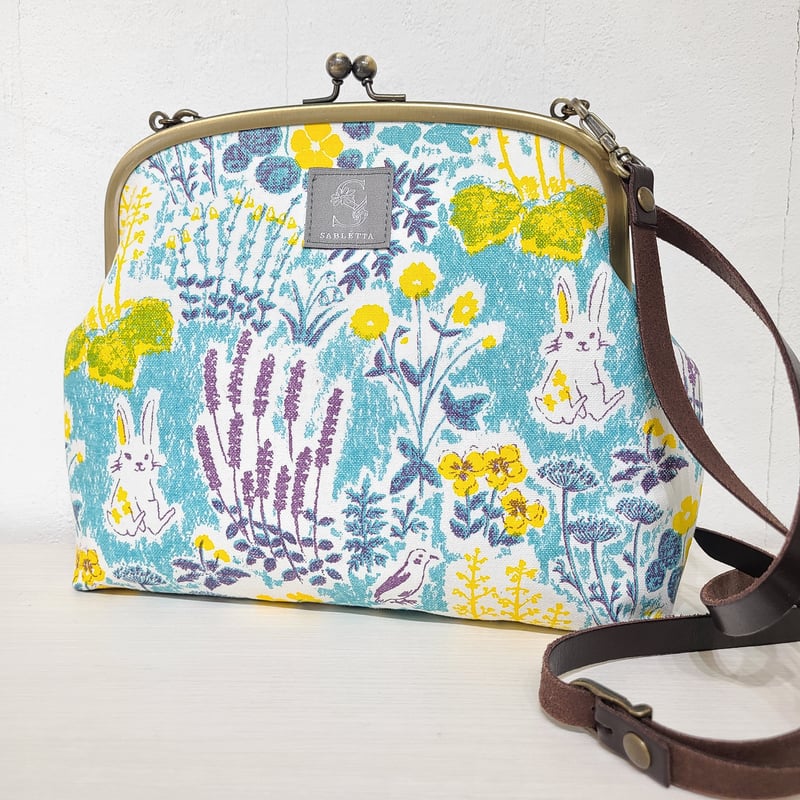 のはらのうさぎ」がまぐちショルダーバッグ | rabbica ONLINE STORE 