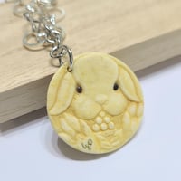 バッグチャーム「望月の裏で」(ロップイヤー)