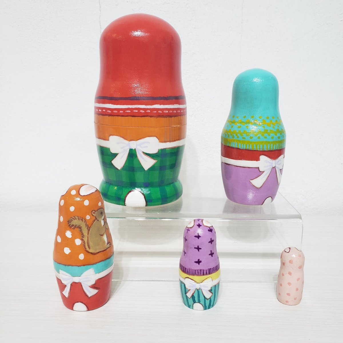 イースターマトリョーシカ うさぎとひよこさん イースターマトリョーシカ うさぎとひよこさん イースター