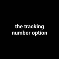 Tracking Number Option (International Shipping)