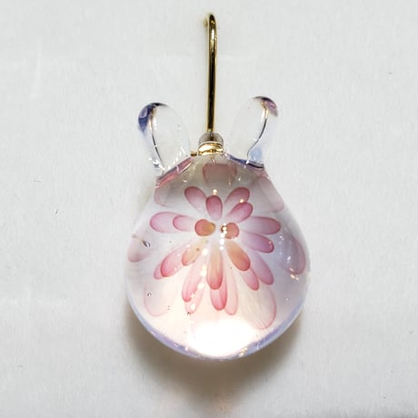 【春限定】桜うさぎのピアス（イヤリング、ペンダント変更可）-479