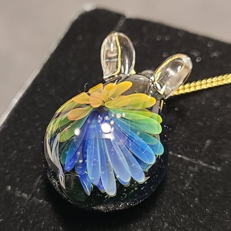 虹の花うさぎのペンダント-760