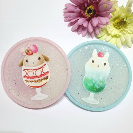 LuckyDeerNai おやすみウサギ600% マロンタルト（ライトブラウン） LuckyDeerNai おやすみウサギ600% マロンタルト（ライトブラウン