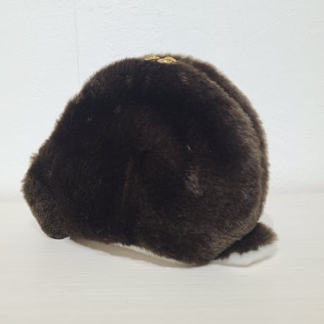 ふわふわのポーチさん  ロップイヤー 濃いチョコレートオター