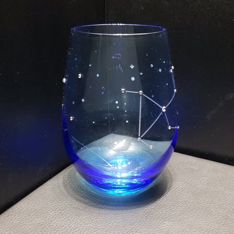 タンブラーグラス　うさぎ座 -blue