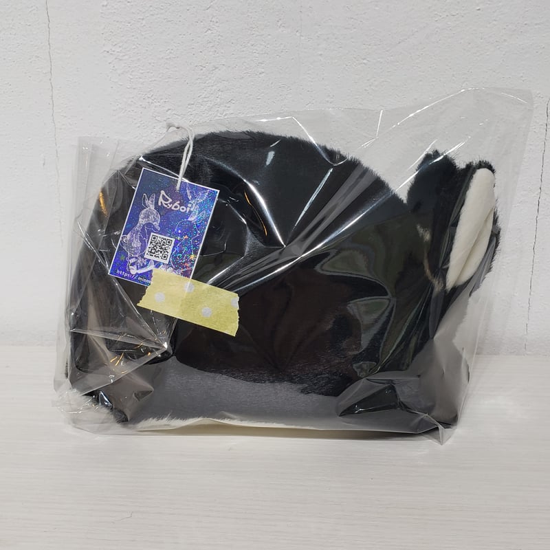 ふわふわのポーチさん ブラックオター | rabbica ONLINE STORE