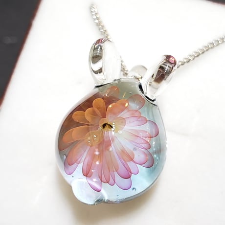 【春限定】桜うさぎのペンダント-481