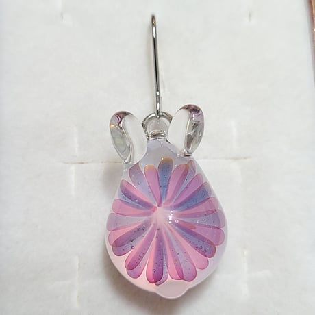 紫陽花うさぎのピアス(イヤリング変更可)-800