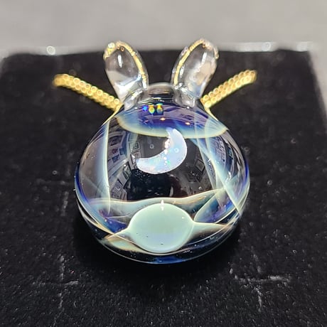 宇宙うさぎのペンダント-755