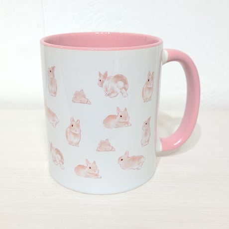 マグカップ（たちみみうさぎつめあわせ）