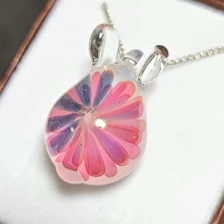 紫陽花うさぎのペンダント-798