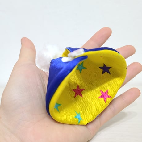 三角パーティハット （青ドット）