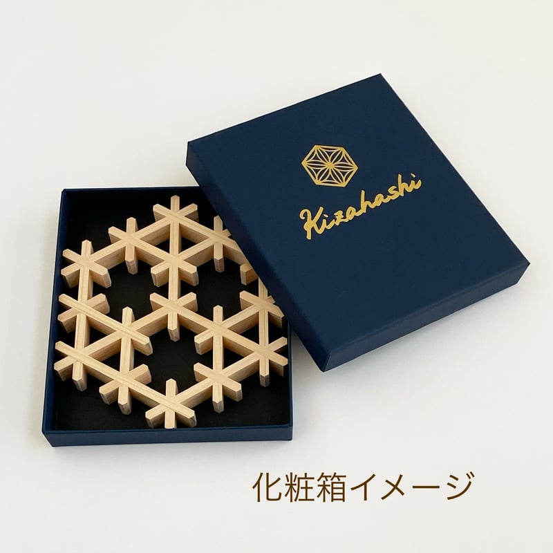 組手コースター1枚用ギフトボックス | 組手幸房 階 〜KUDE Happy