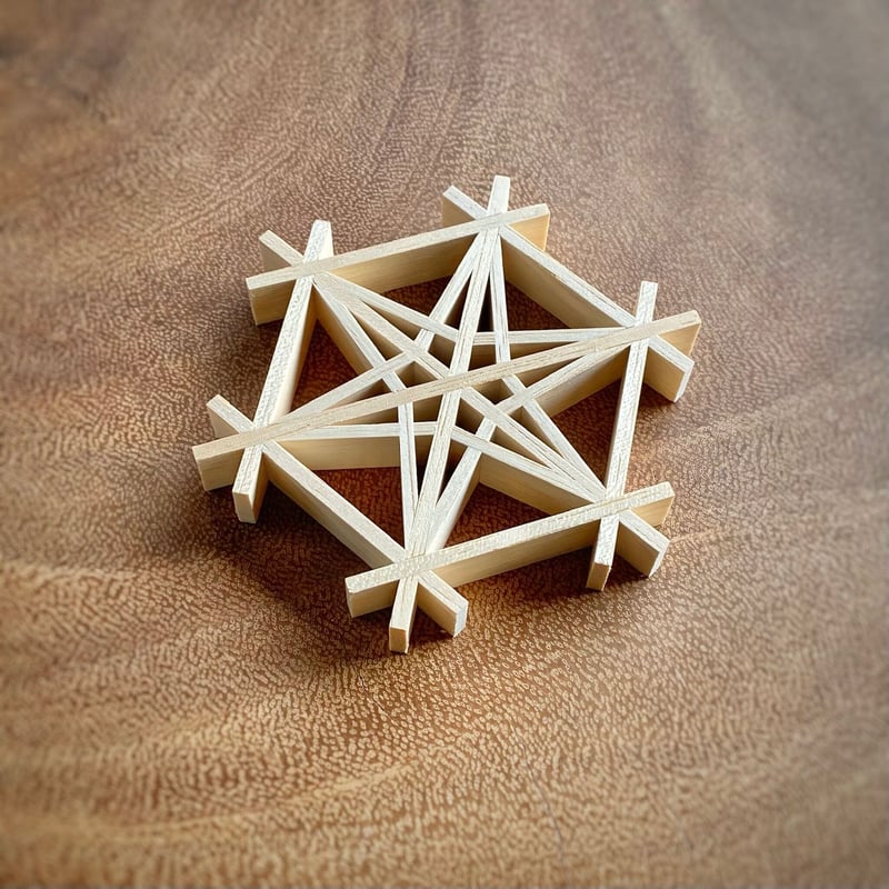 重ね竜胆(かさねりんどう)コースター | 組手幸房 階 〜KUDE Happy