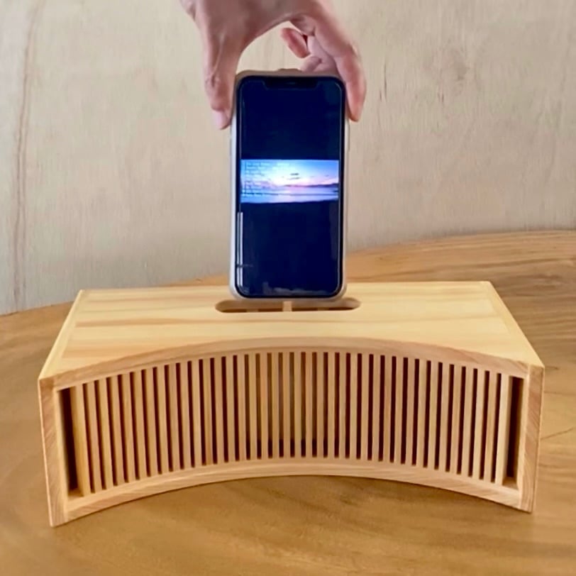 ウッドスピーカー 木音-MOKUNE- | 組手幸房 階 〜KUDE Happy Facto