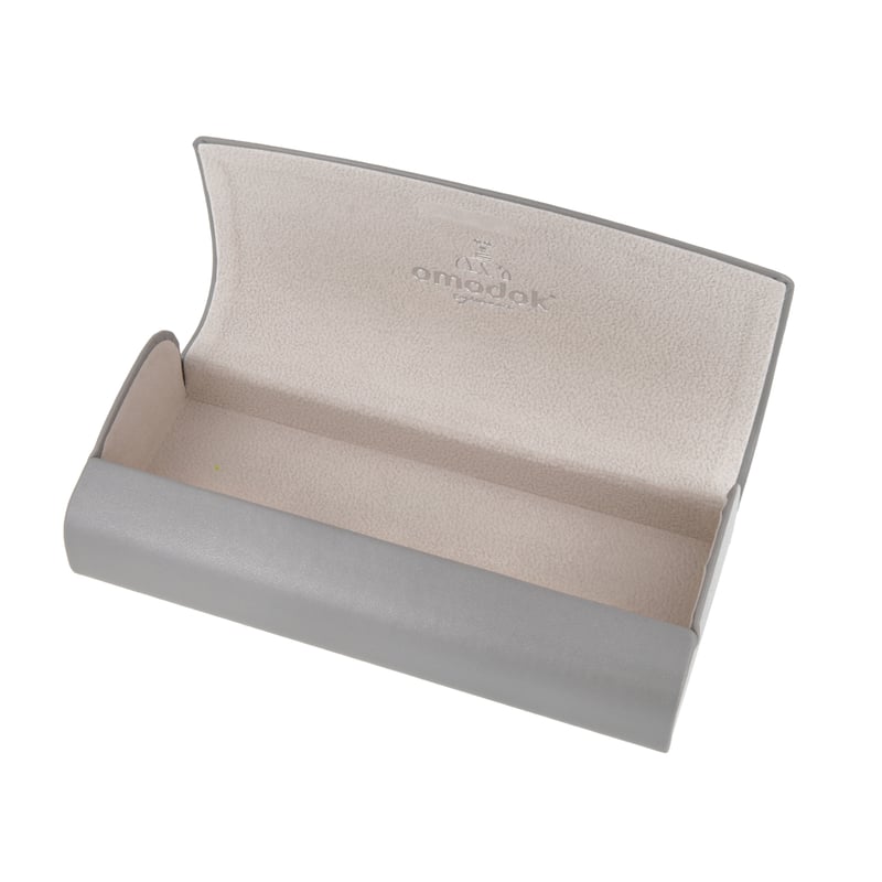 omodok オリジナル メガネケース（マグネットタイプ）シルバー