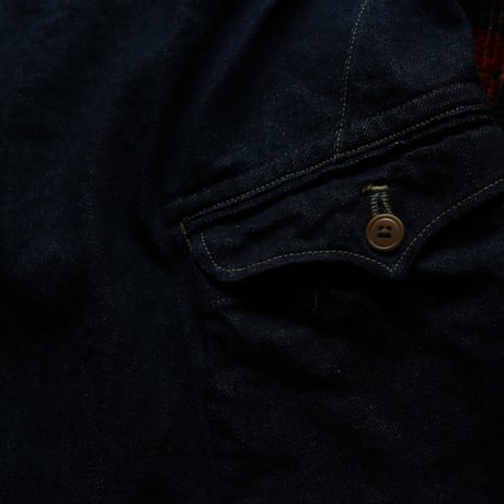 (Order)Classic workers 4-button JKT　13oz selvedge denim