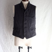 (Stock)Heavy salt & pepper Classic rapel waistcoat