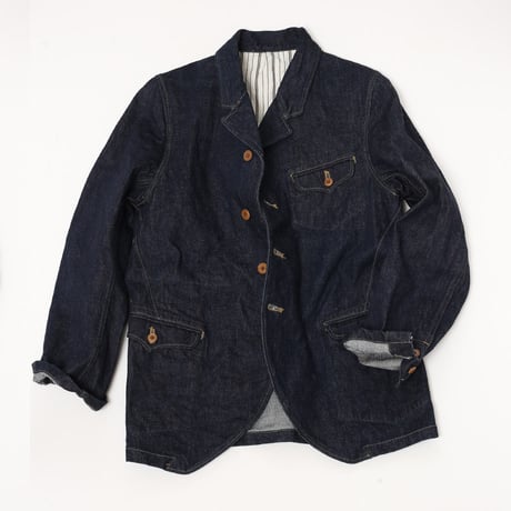 (Order)Classic workers 4-button JKT　13oz selvedge denim