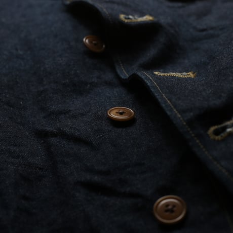 (Order)Classic workers 4-button JKT　13oz selvedge denim