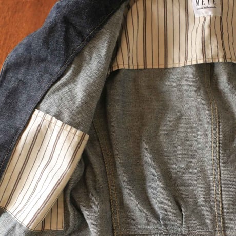 (Order)Classic workers 4-button JKT　13oz selvedge denim