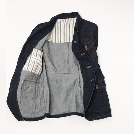 (Order)Classic workers 4-button JKT　13oz selvedge denim