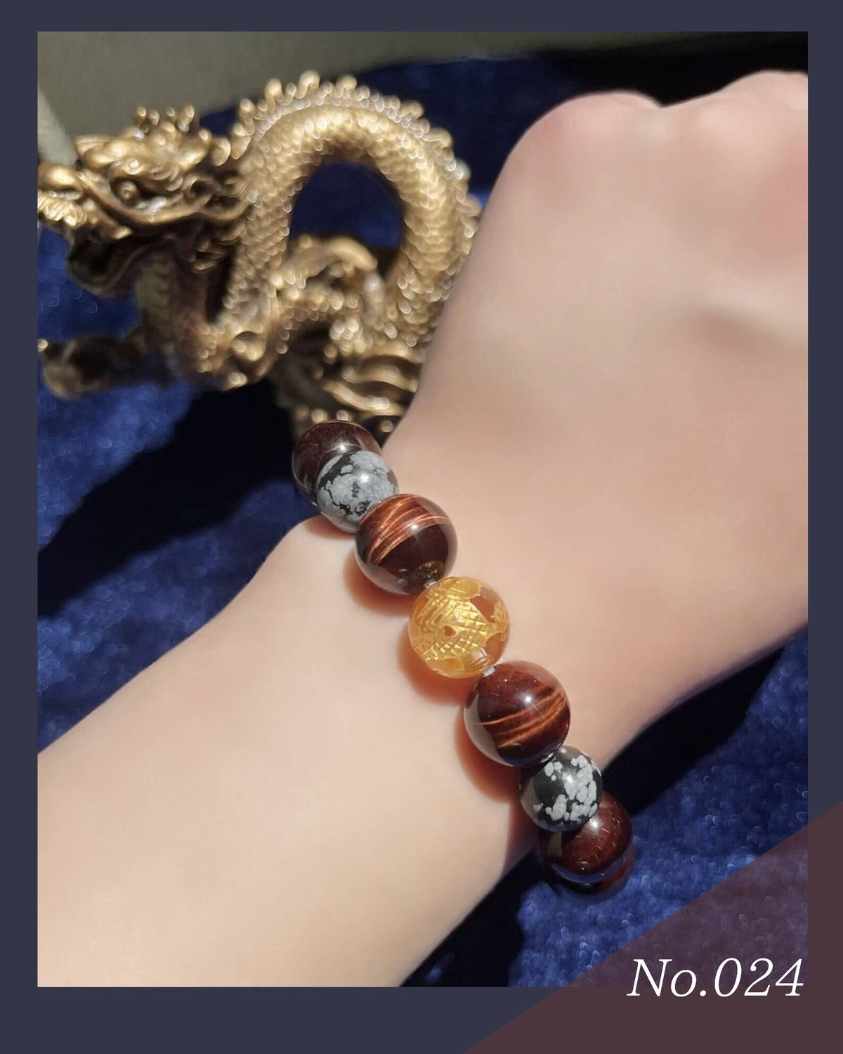No.B024：宇宙龍ブレスレット | . + connexio + .