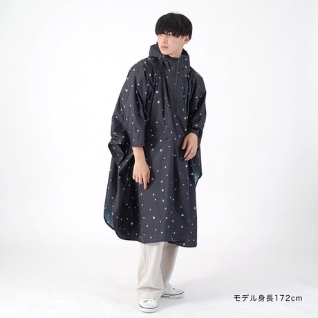 スタッズスターレインポンチョ