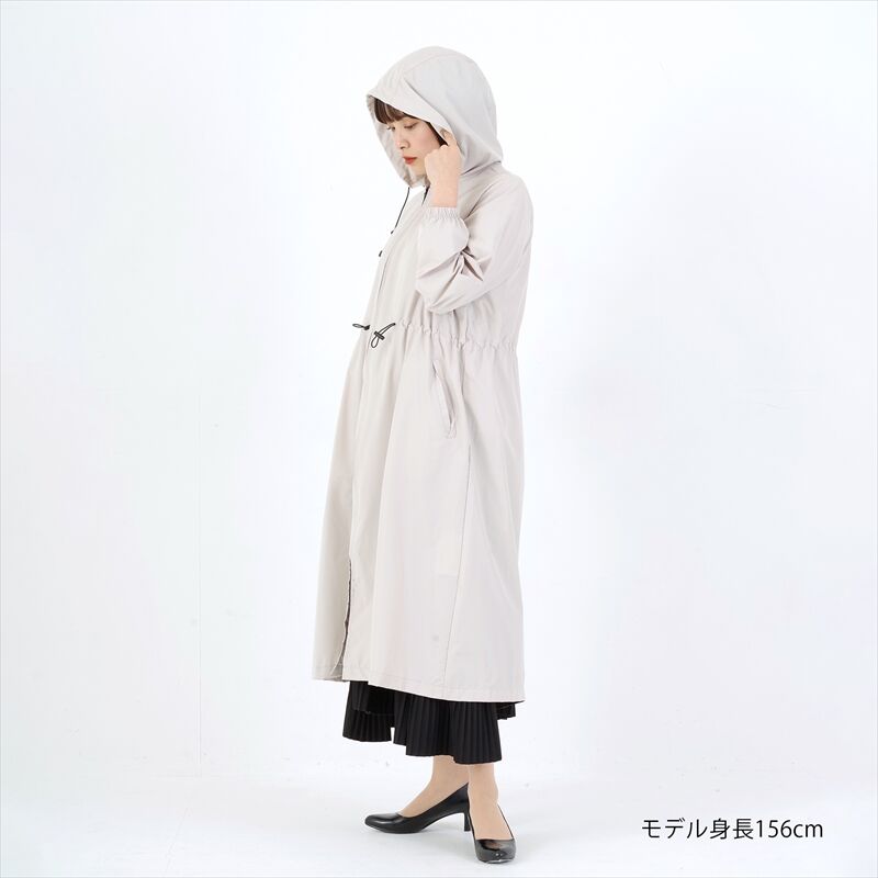 ピーチドロップジップロングレインコート | nifty colors STORE ピーチドロップジップロングレインコート | nifty colors STORE