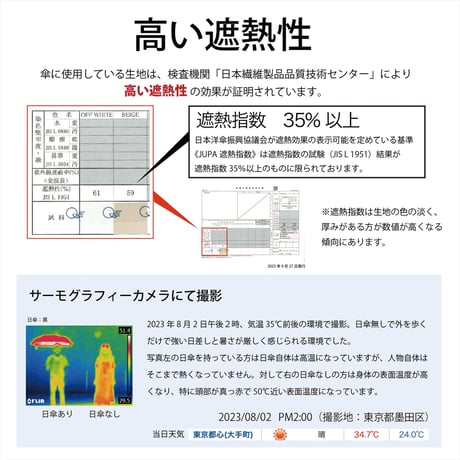 遮光クリアフラワーオートマティックミニ５３