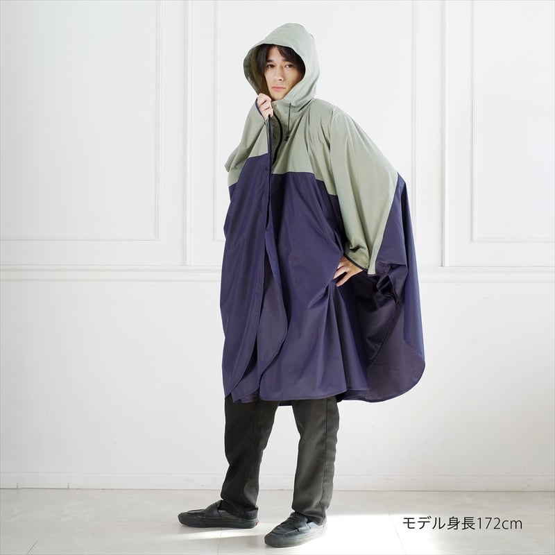 ぽんちょ XTFJK04J1 レインポンチョ