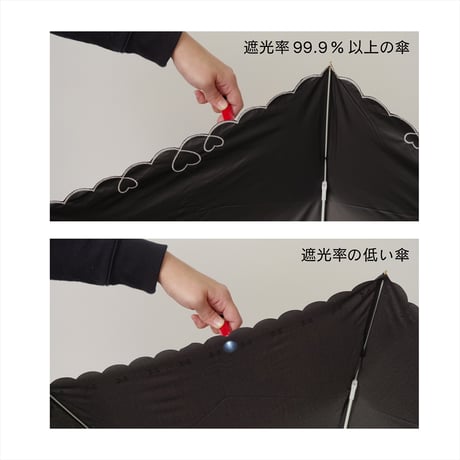遮光クリアフラワーオートマティックミニ５３