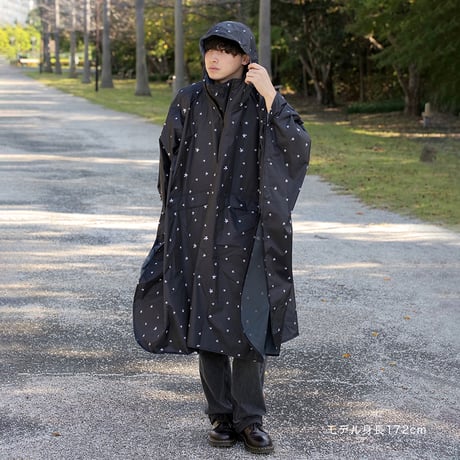 スタッズスターレインポンチョ