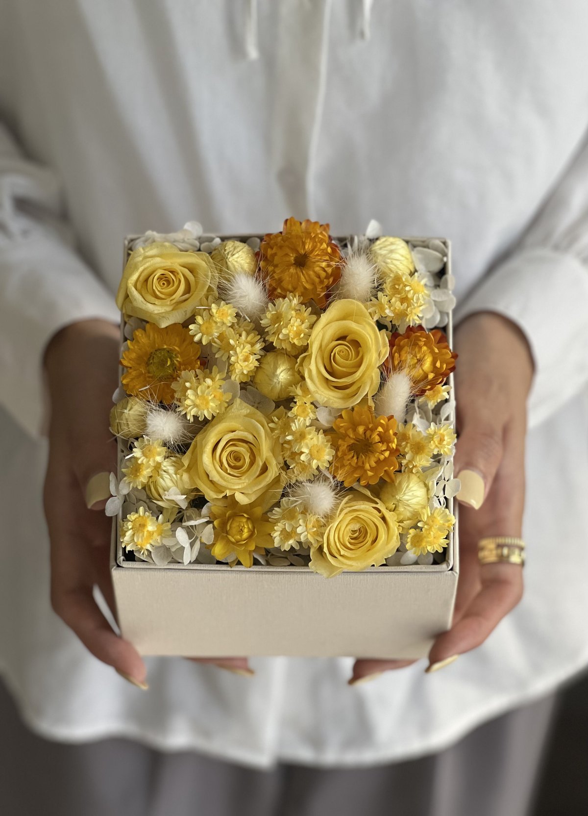 ボックスフラワー 