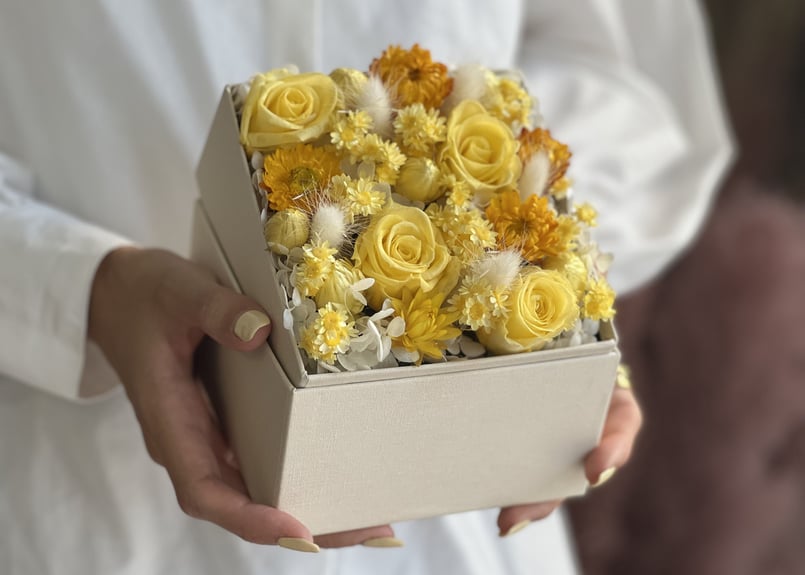 ボックスフラワー 