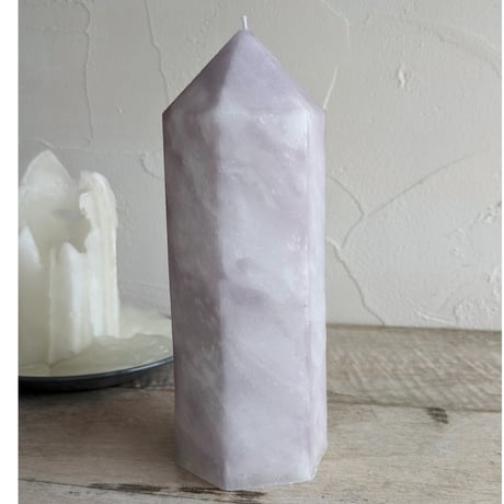 Crystal candle（pale rose）
