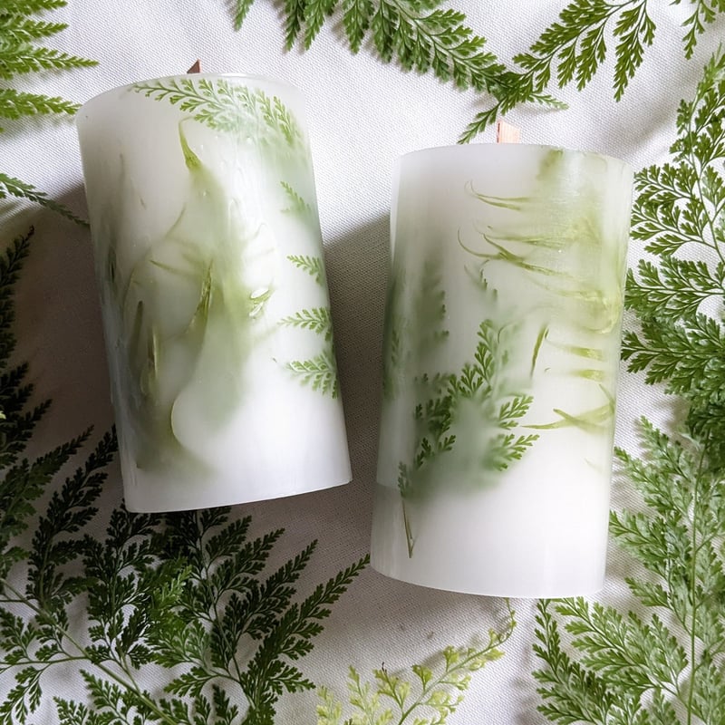 🌿キャンドル マットタイプ Size L（Φ約7.5×H12.5cm） | uki_apoth